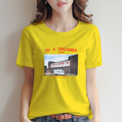 Дамска тениска с обло деколте-няколко модела