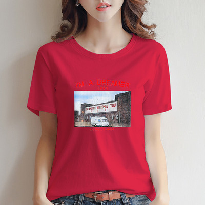 Дамска тениска с обло деколте-няколко модела