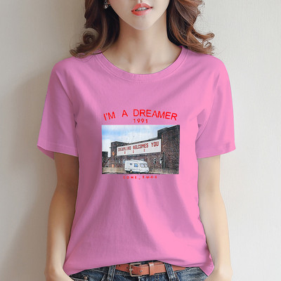 Дамска тениска с обло деколте-няколко модела