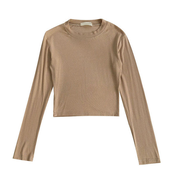 Дамска изчистена блуза с дълъг ръкав 