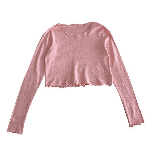 Bluza scurta dama cu maneca lunga - model nou