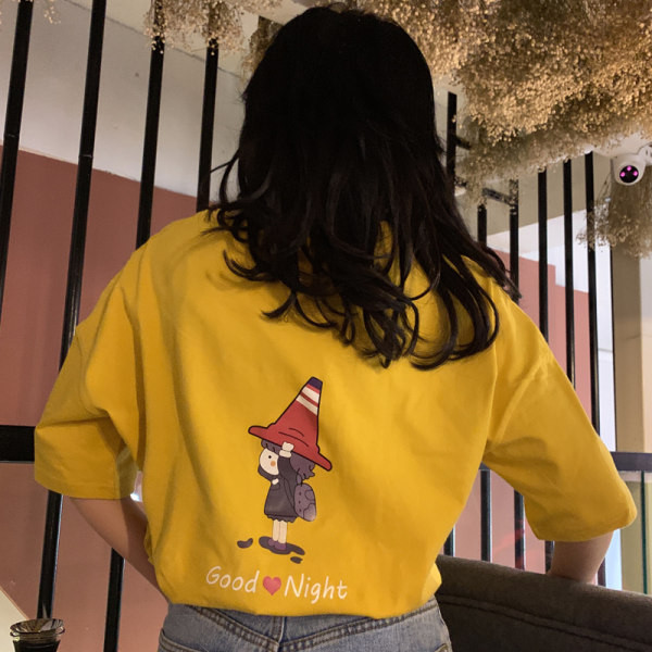 Tricou casual dama cu aplicatie in doua culori