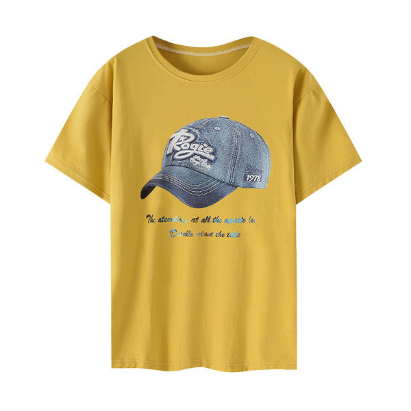 Tricou dama cu aplicatie si decolteu rotund - mai multe modele