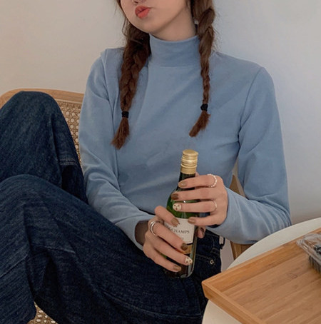 Bluza casual dama cu guler polo - model uni