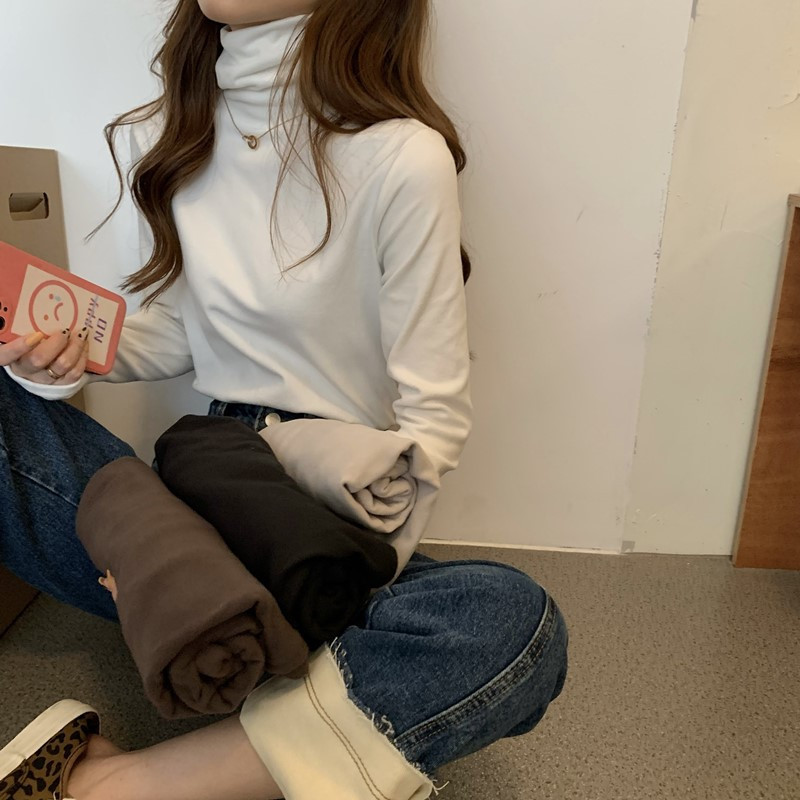 Bluză casual de damă cu guler polo și mâneci lungi