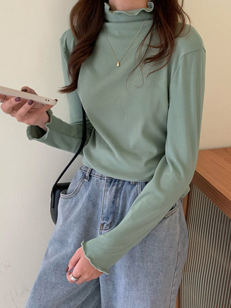 Bluza de dama model nou model uni cu guler polo