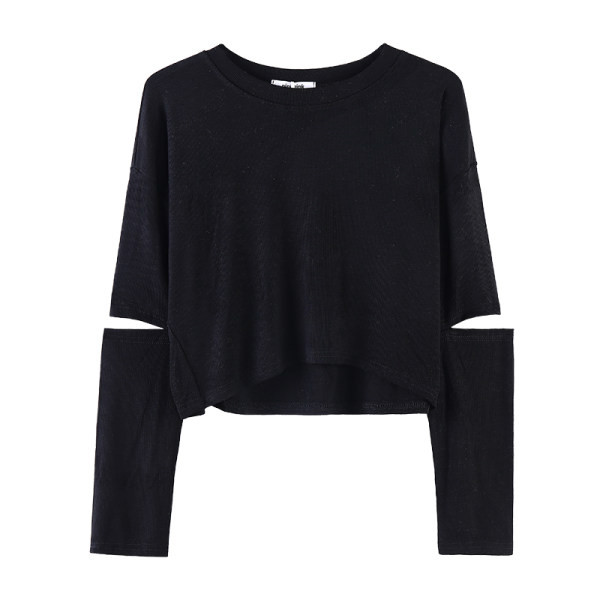 Bluză de damă-model uni cu mâneci lungi