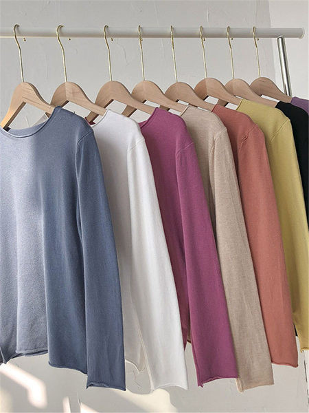 Bluze de dama colorate cu maneci lungi