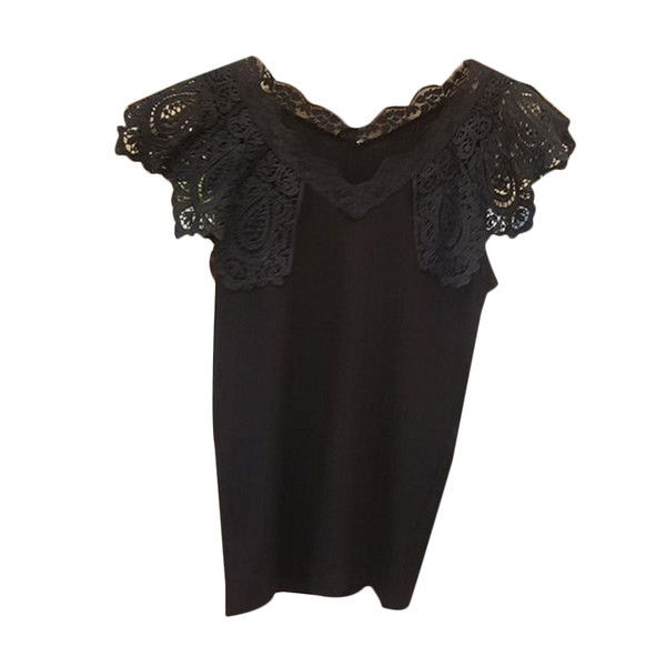 Bluză modernă cu dantelă