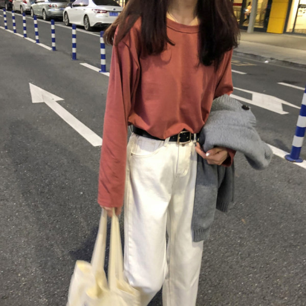 Bluză de damă modernă cu mâneci lungi - un model curat