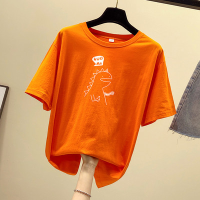 Tricou dama cu aplicatie si decolteu oval