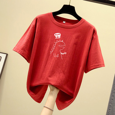 Tricou dama cu aplicatie si decolteu oval