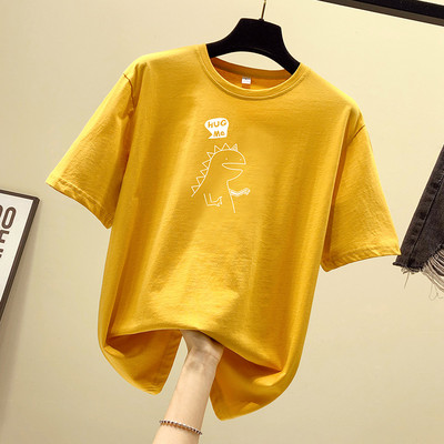 Tricou dama cu aplicatie si decolteu oval