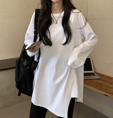 Дамска ежедневна блуза в бял цвят 