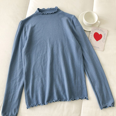 Дамска блуза с дълъг ръкав в шест цвята