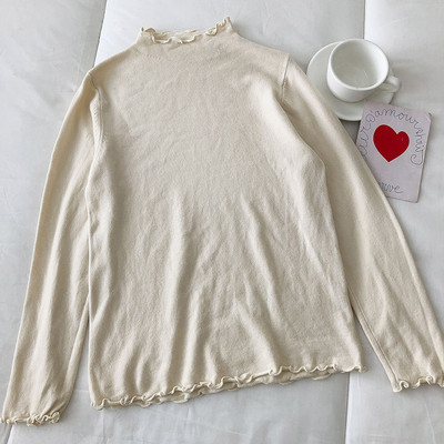 Дамска блуза с дълъг ръкав в шест цвята