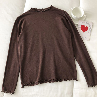 Дамска блуза с дълъг ръкав в шест цвята