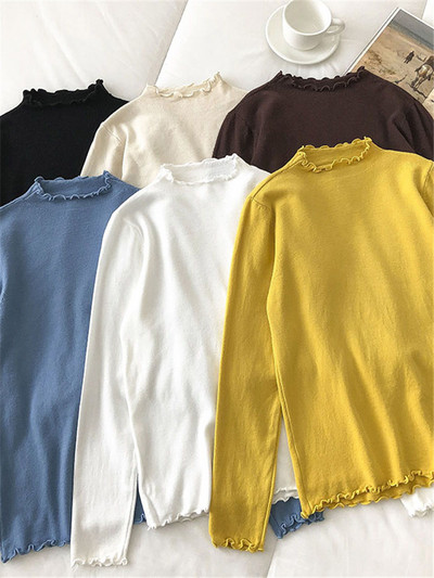 Γυναικεία μακρυμάνικη μπλούζα σε 6 χρώματα
