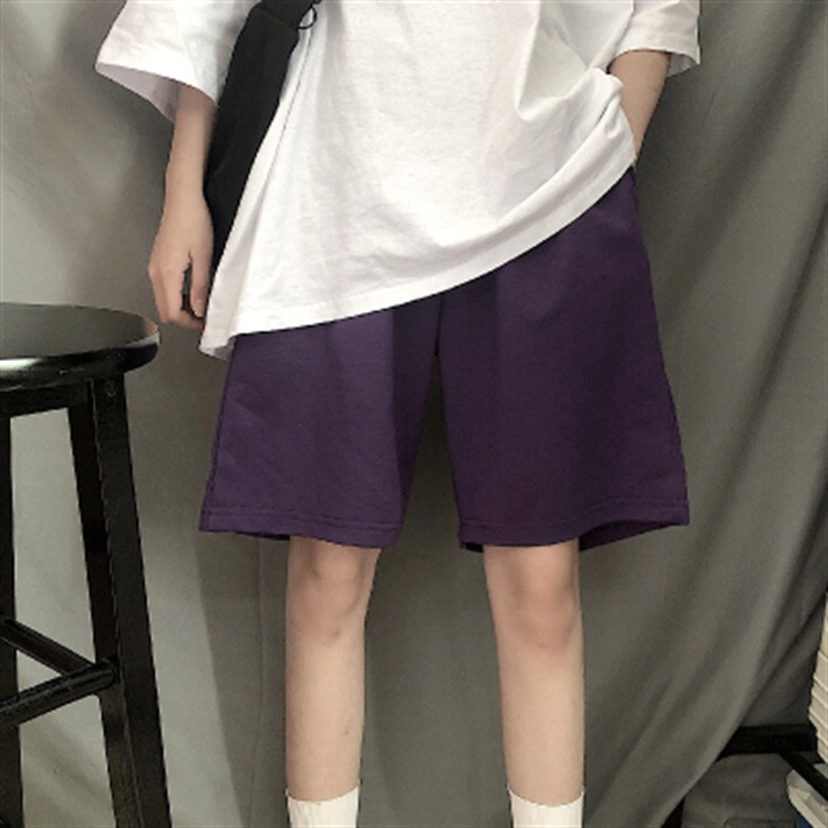 Pantaloni largi lejer până la genunchi