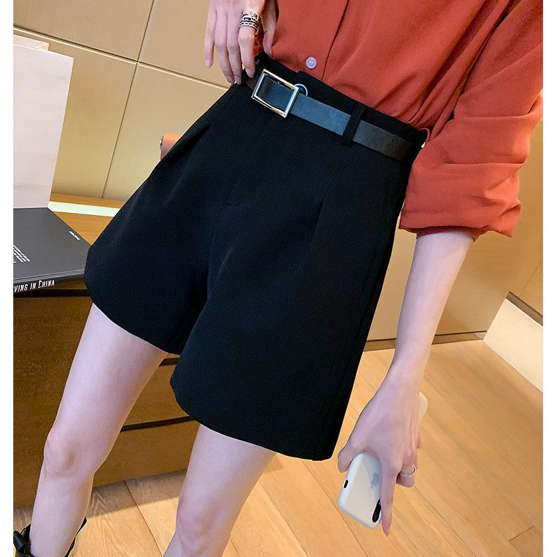 Pantaloni largi de dama cu talie inalta