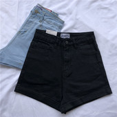 Pantaloni scurți de damă la modă cu talie înaltă - mai multe culori