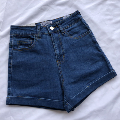 Pantaloni scurți de damă la modă cu talie înaltă - mai multe culori