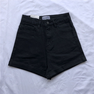 Pantaloni scurți de damă la modă cu talie înaltă - mai multe culori