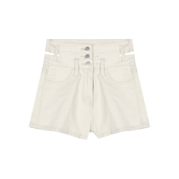 Model nou de pantaloni scurți de damă în alb și negru