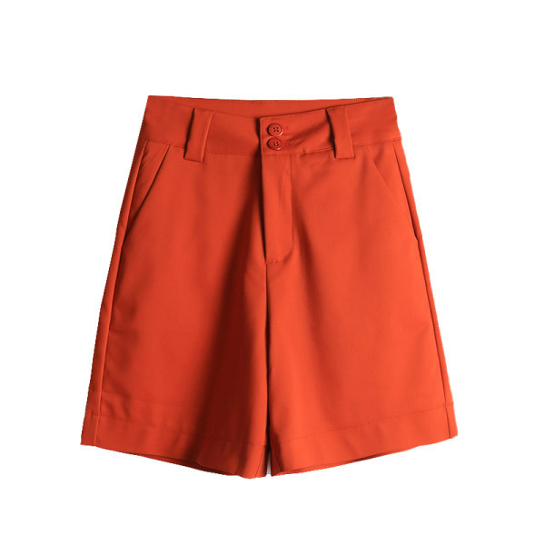 Pantaloni de dama cu talie inalta si nasture