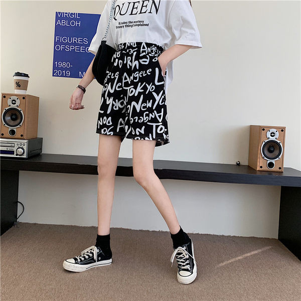 Ikdienas sieviešu platas bikses ar augstu vidukli