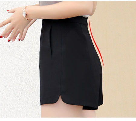 Pantaloni scurti dama model lat cu fermoar