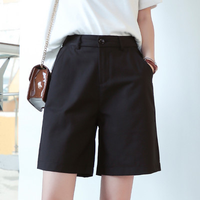 Pantaloni scurți de vară cu talie elastică și buzunare