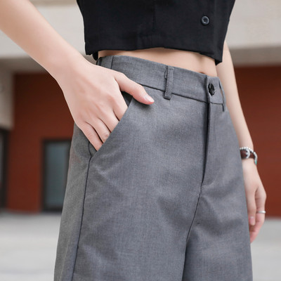 Pantaloni scurți de vară cu talie elastică și buzunare