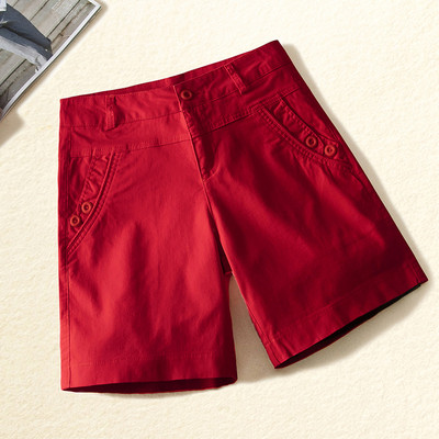 Pantaloni scurți de vară de damă cu buzunar