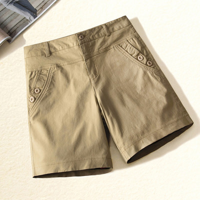 Pantaloni scurți de vară de damă cu buzunar