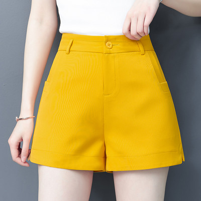 Pantaloni scurți casual dama cu nasture