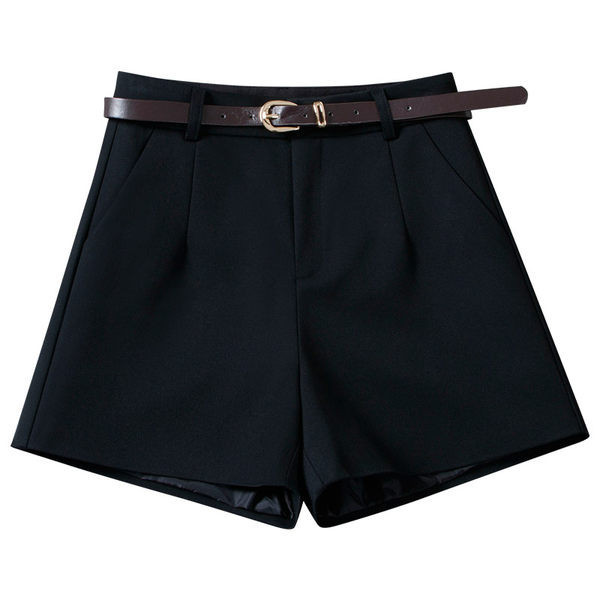 Pantaloni moderni de dama cu talie inalta si curea