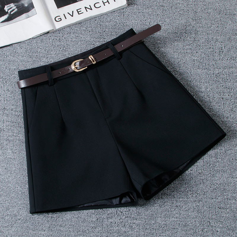 Pantaloni moderni de dama cu talie inalta si curea