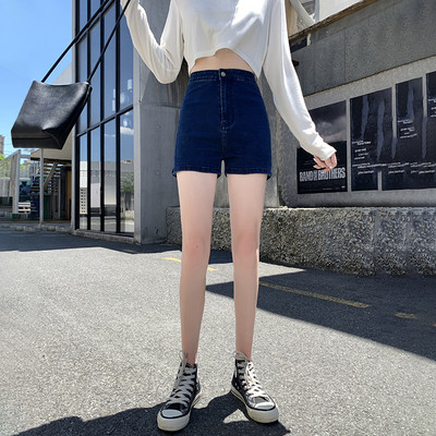 Pantaloni scurți casual de damă cu talie înaltă - trei culori