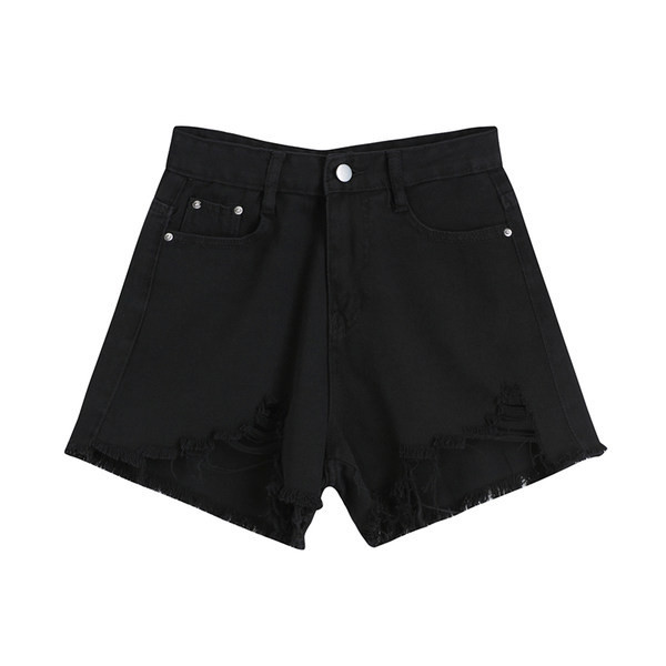 Blugi casual de dama cu motive rupte