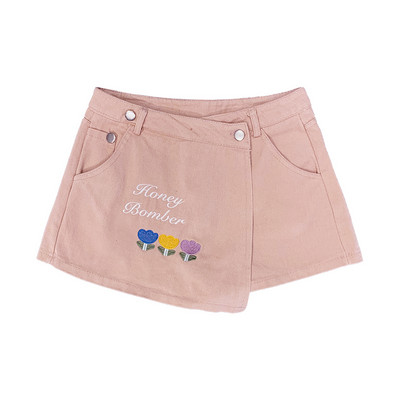 Fusta-pantaloni de dama moderni cu broderie in mai multe culori