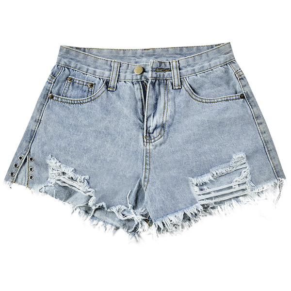 Model nou de blugi scurti rupti puternic pentru vara