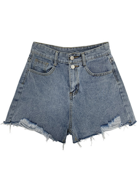 Model nou de blugi scurti de vara cu motive rupte