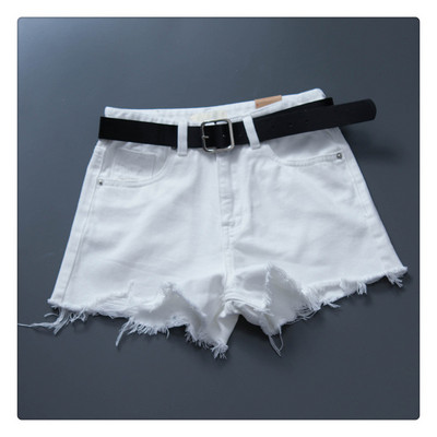 Model nou de pantaloni scurți din denim cu elemente rupte - mai multe culori