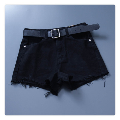 Model nou de pantaloni scurți din denim cu elemente rupte - mai multe culori