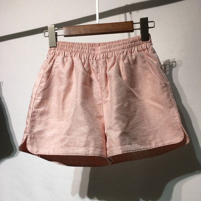 Pantaloni scurți casual dama cu elastic si buzunare