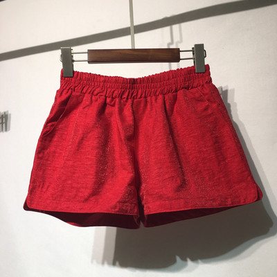 Pantaloni scurți casual dama cu elastic si buzunare