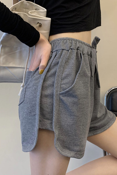 Pantaloni scurți casual, cu talie elastică