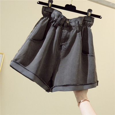 Blugi scurti de dama cu talie inalta