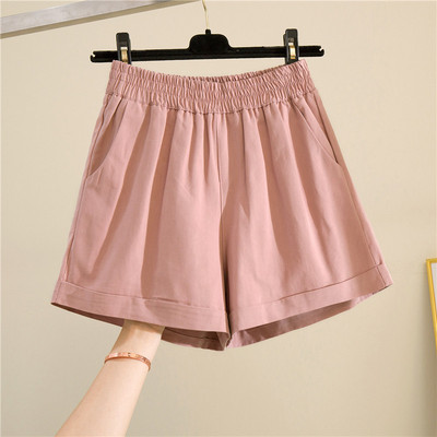 Pantaloni scurți casual dama cu elastic si buzunare